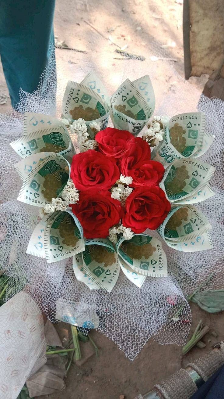 Flower | Currency Bouquet | Gift Boxes | Customize | Bouquet | Rose 6