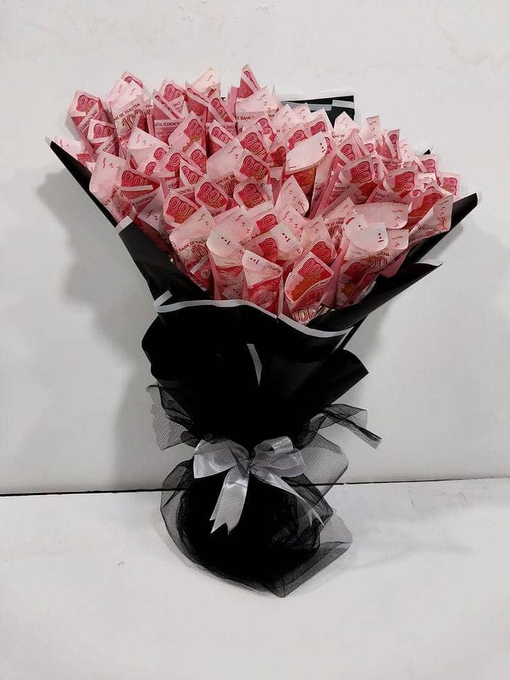 Flower | Currency Bouquet | Gift Boxes | Customize | Bouquet | Rose 12