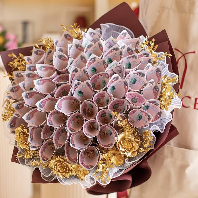 Flower | Currency Bouquet | Gift Boxes | Customize | Bouquet | Rose 13