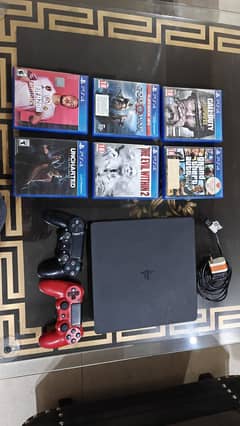 PS4 Slim 1TB 9/10 condition