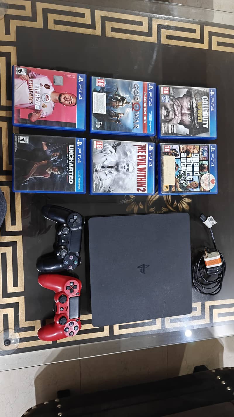 PS4 Slim 1TB 9/10 condition 0