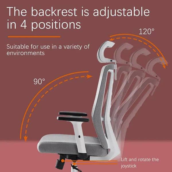 Office Chair, Chairs, Computer Chair, Revolving Chair, Study Chair 3