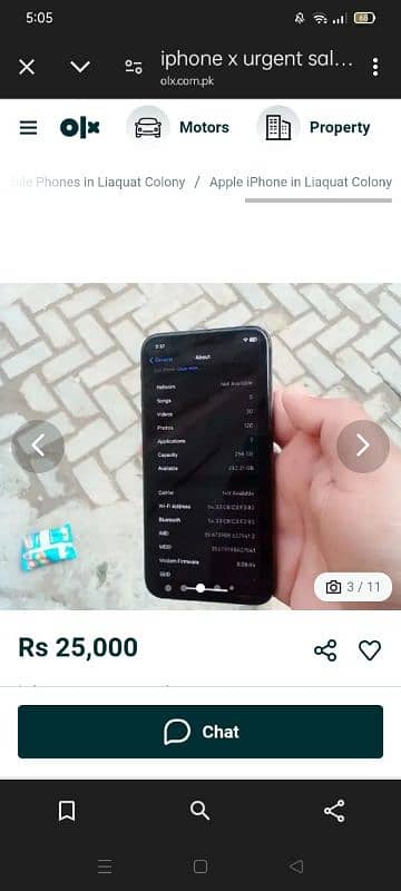 iphone x urgent sale 5