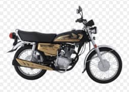 Honda 125 showroom condition as applied for