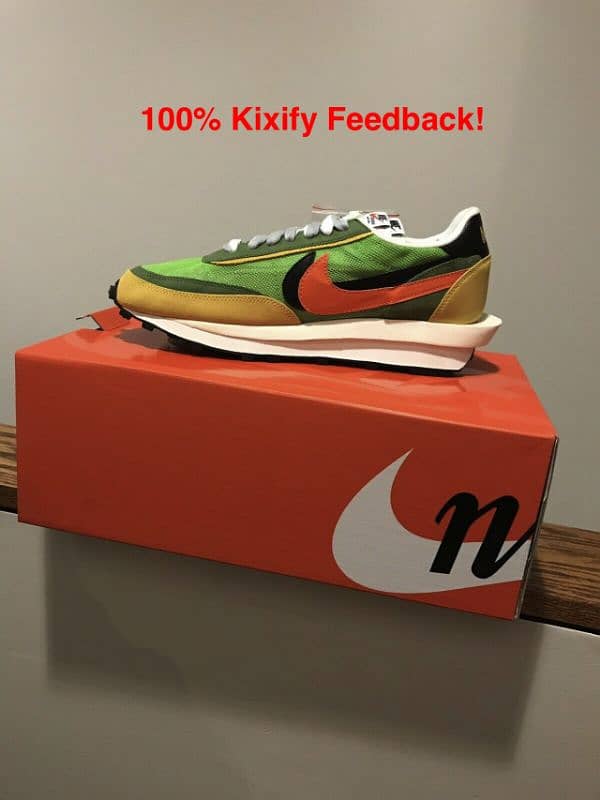 nike original sacai ld waffle green gusto. . . 2