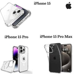 Transparent iPhone 15 and IPhone 15 Pro Max Sleek and stylish