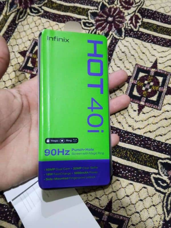 infinix hot 40i GB 8  128 urgent sale phone number 03140166202 4