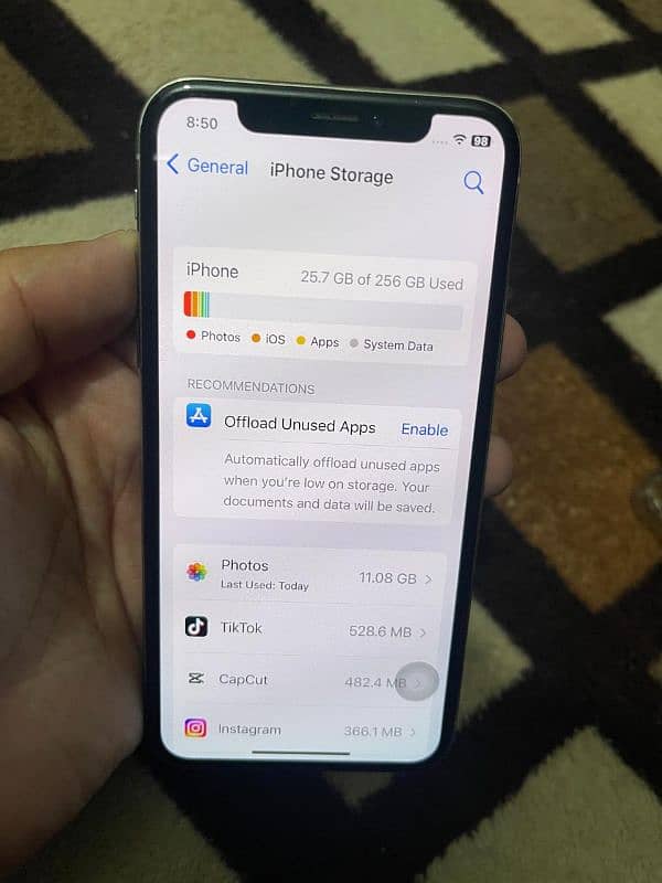 iphone x 256gb fu 8