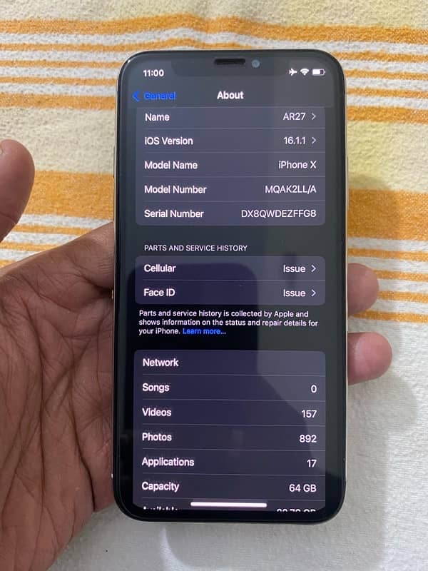 iphone x 64gb non pta 3