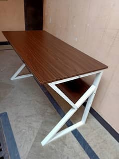 Office Table, Computer table, Workstation, Wooden table with metal