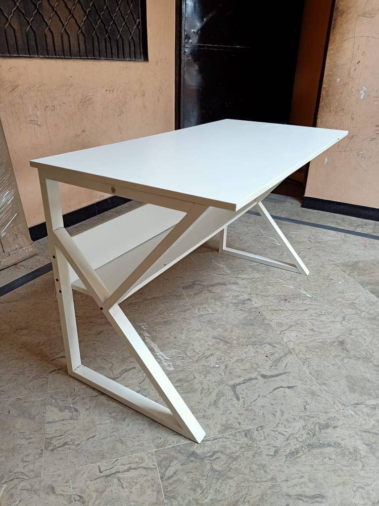 Office Table, Computer table, Workstation, Wooden table with metal 2