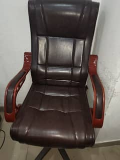 Boss chair brown color