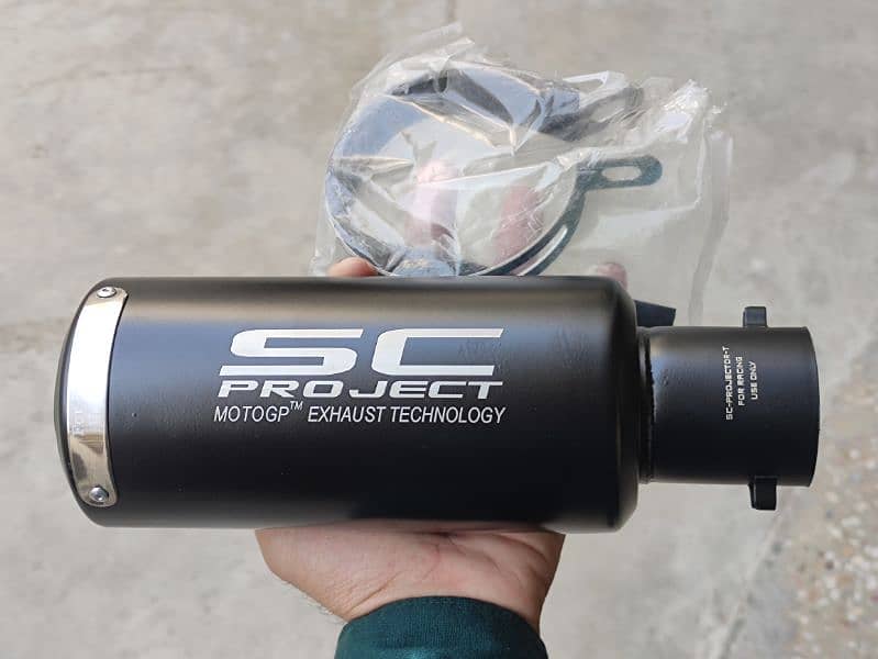 SC Project Cut Shape Exhaust Brand New Box Pack 1