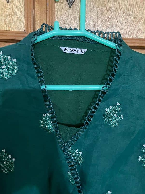 Branded( Mahrmah) Ready to wear three piece stitched suit 3