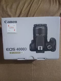 “Canon EOS 4000D DSLR – Almost New with Box & Accessories”