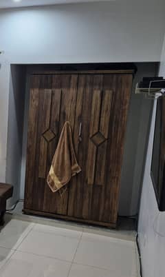 Double door wooden cabinet