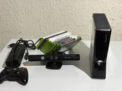 XBOX 360 with Kinect all assesories NEW CONDITION ORIGINAL XBOX