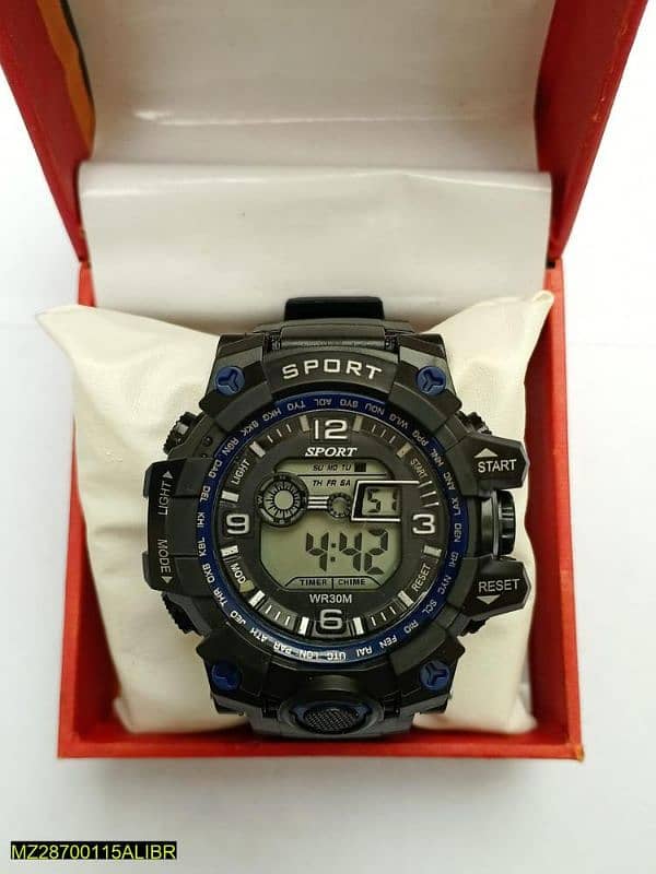 men's digital sports watch 0