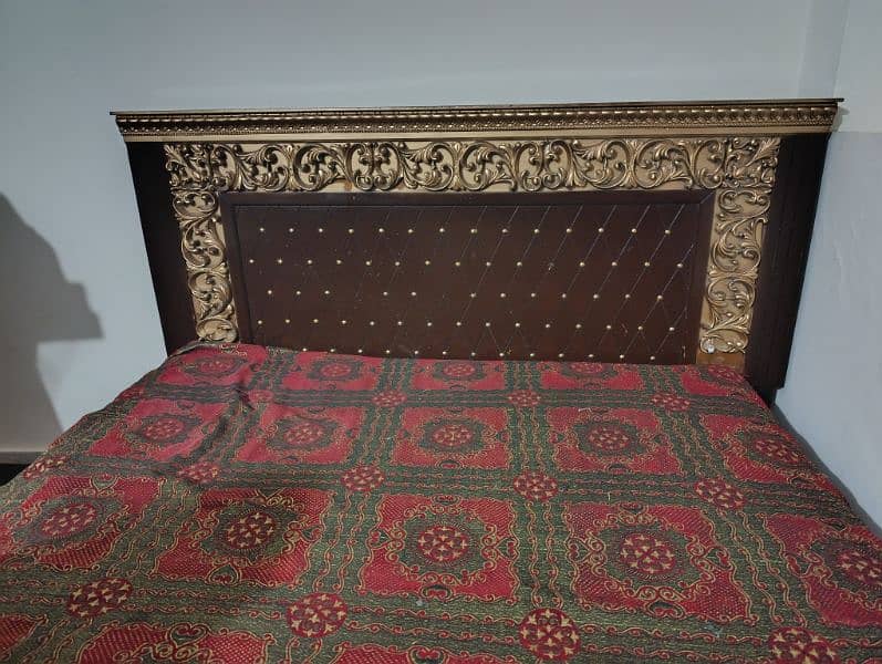 Solid Wood Bed for Sale – Elegant & Durable! 1