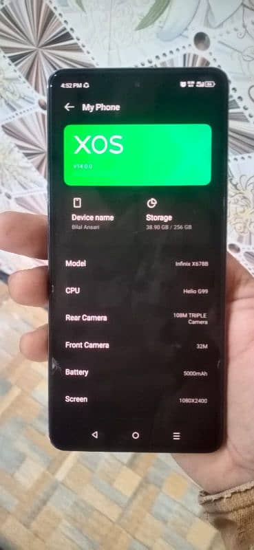 infinix note 30 pro full box 8+8/256 0