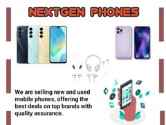 We deal in new and used phones