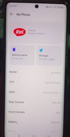 itel s 25 8gb +256