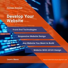 Develop Website with UI/UX design.