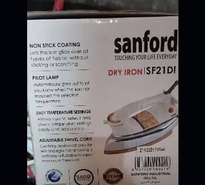 sanford dry iron made in uae import 2