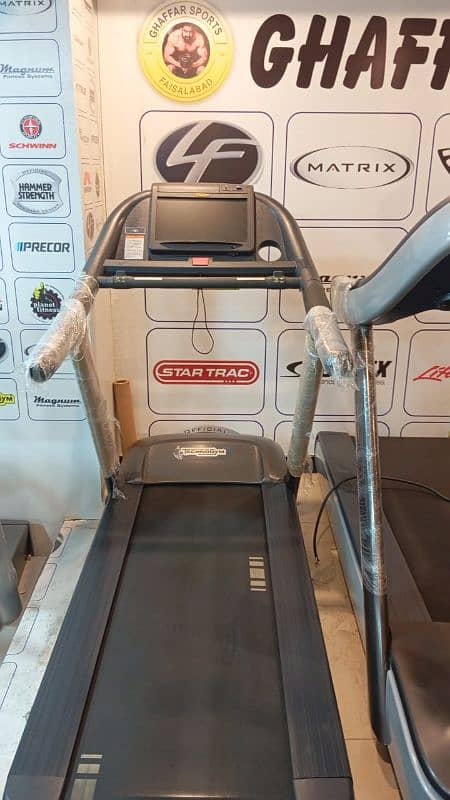 imported lifefitness & technogym commercial treadmills 4