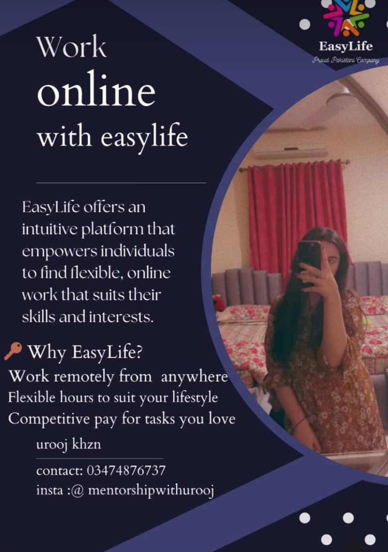 join easylife to work online with complete mentorship 1