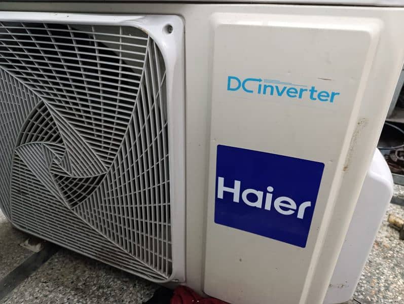 Haier Ac 1.5 ton with inverter in good condition for sale in lahore 0