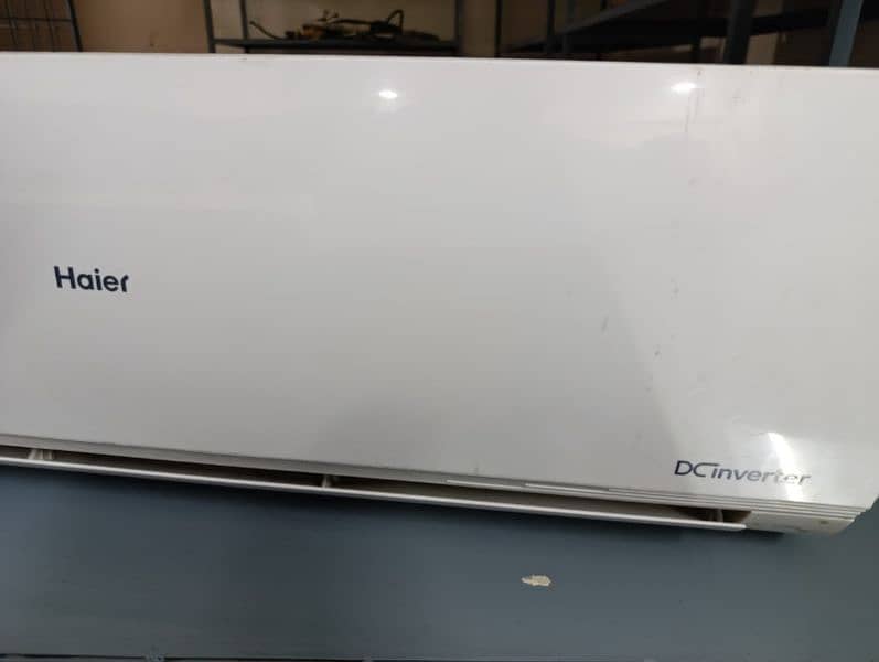 Haier Ac 1.5 ton with inverter in good condition for sale in lahore 2