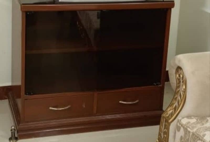 Original Sheesham Wood Tv Trolley 0