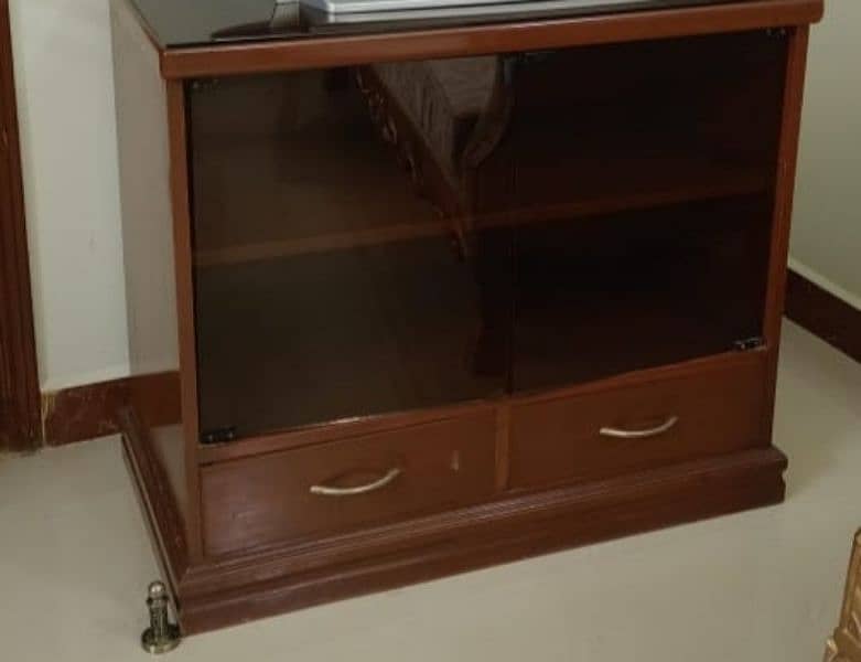 Original Sheesham Wood Tv Trolley 2