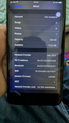 Iphone 7plus 128gb Pta prove