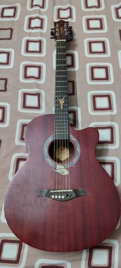 Starway Semi-Acoustic Guitar (Maroon, Studio/Performance-Grade)