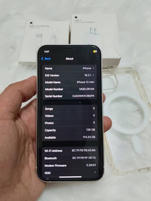 iPhone 12 mi ni ram 128 GB PTA approved my WhatsApp number 03290364327 2