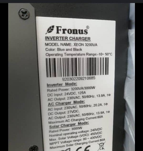 Fronus 3.2kwh Double battery Inverter 1