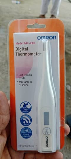 Omron thermometer