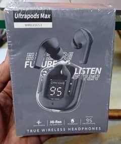 ULtrapods Max with noise cancelling ip4 waterproof