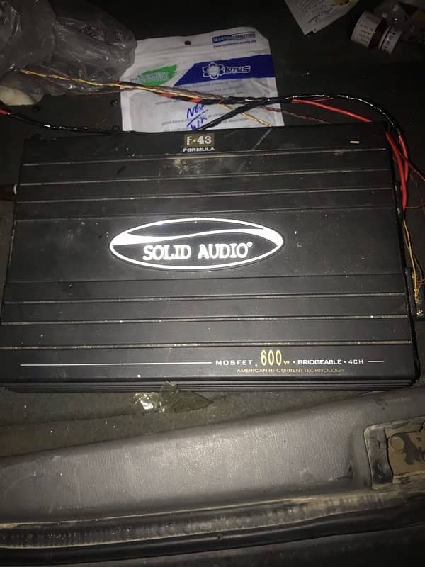 solid audio 600 watt american 4ch 1