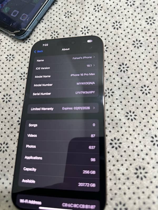 iPhone 16 Pro Max 256GB (Non PTA, Facroty Unlocked) 9