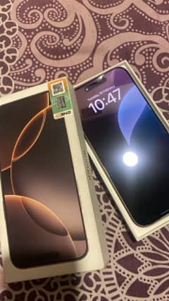 IPhone 16 pro max 256 GB (PTA)