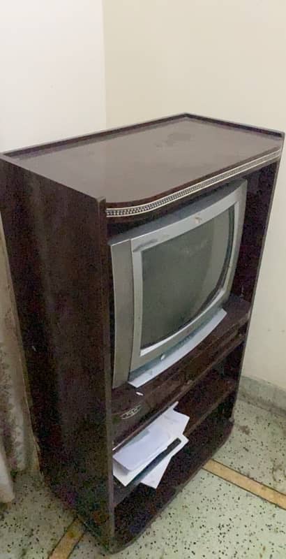 TV console + Trolly 4,4ft 3