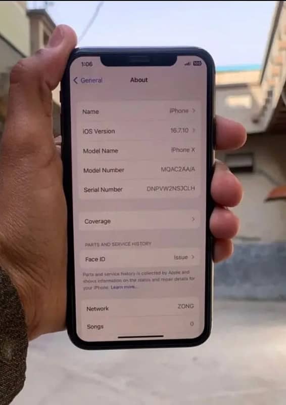 iPhone X Pta Approved with box 3