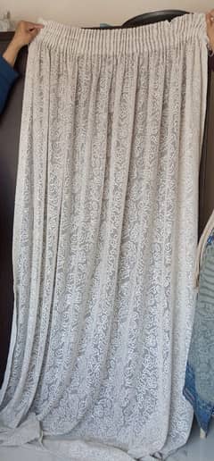 Net white curtains