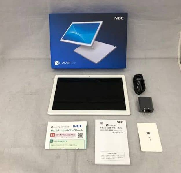 NEC Lavie Tab E. Key  features include:  • Operating System: 2