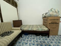 Single Bed Wooden (Pure Sheesham)