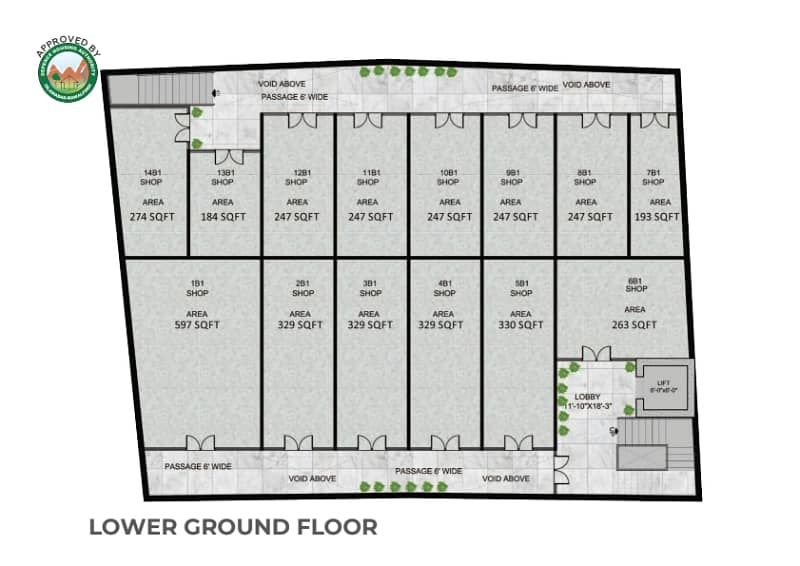 Right time for investment installment shop in dha phase 1 Islamabad 7