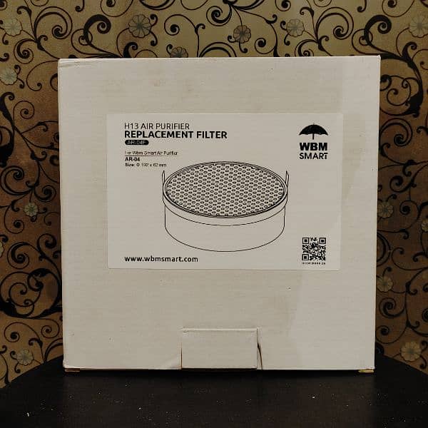 WBM Smart AR-04F Air Purifier Replacement Filter, 3-in-1 True HEPA 0